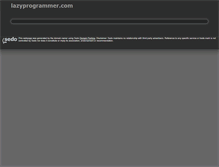 Tablet Screenshot of lazyprogrammer.com